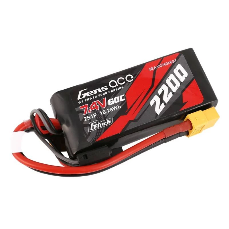 Batéria Gens ace G-Tech 2200mAh 7,4V 60C 2S1P LiPo