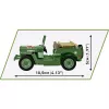 Kocky COBI Medical Willys MB 130 dielov 6 rokov