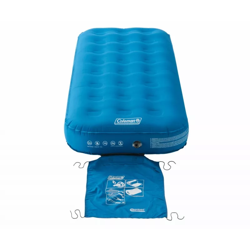 COLEMAN Extra Durable nafukovacia posteľ Single - modrá 2,2 kg dĺžka 198 cm šírka 82 cm výška 22,5 cm (2000031637)