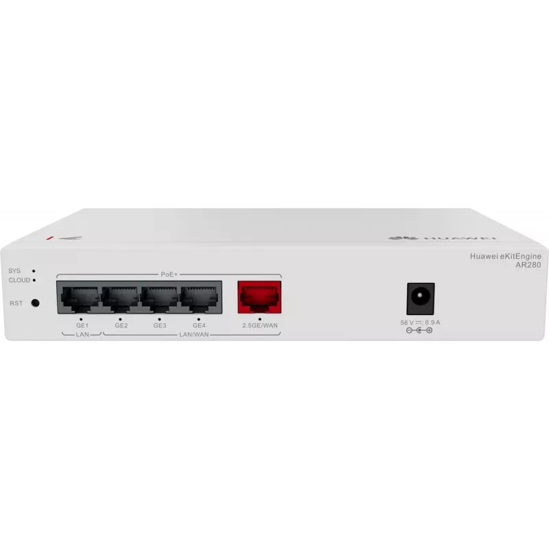 Huawei AR280 Gbit PoE Router (1) 2.5G PoE+, (4) Gbit PoE+, 41W