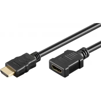 Goobay 76270 HDMI kábel 1,5 m HDMI Type-A samec na samica 48 Gbit/s
