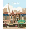 CreArt - Farebný Paríž, maľovanie