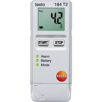 TESTO 184 T2 teplotný dátový logger, záznamník dát, 40000 nameraných hodnôt, -35 ... +70 °C, 0,1 °C (0572 1842)