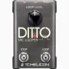 Mikrofónový looper TC‑Helicon Ditto Mic Looper s mikrofónovým vstupom (model 000-DDU01-00010)