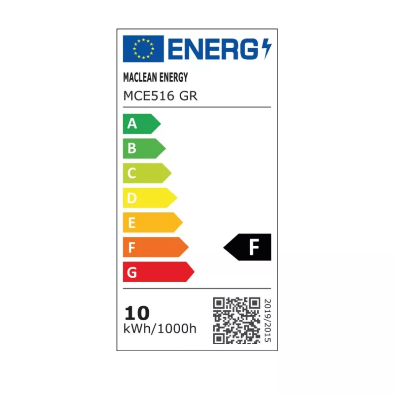 LED reflektor MACLEAN MCE516 s PIR pohybovým senzorom, 50W, sivá