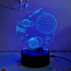 Manta SNL118RGB RGB 3D dekoratívna LED lampa