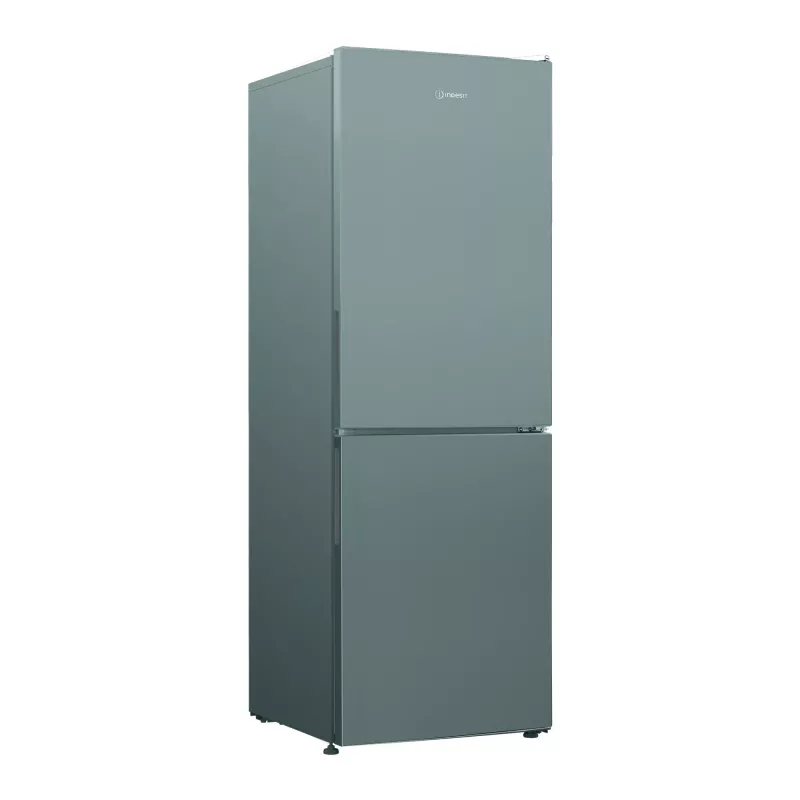 Chladnička INDESIT INKS1341S4E — celkový objem 340L (230L chladiaca časť / 110L mraziaca časť), zameniteľné otváranie dverí, energetická trieda E