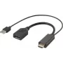 RF-4777274 HDMI konvertor [2x HDMI konektor samec USB 2.0 konektor samica A - 1x DisplayPort