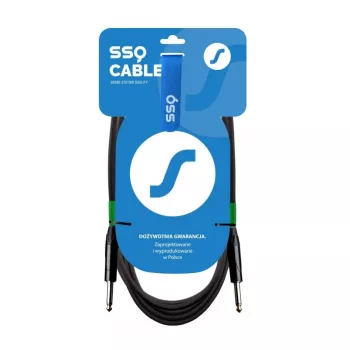 Audio TS kábel SSQ Mono 6,3 mm (1/4 palca) — 7 m, 6 mm AD, PVC tienený, 85Ω ±5Ω