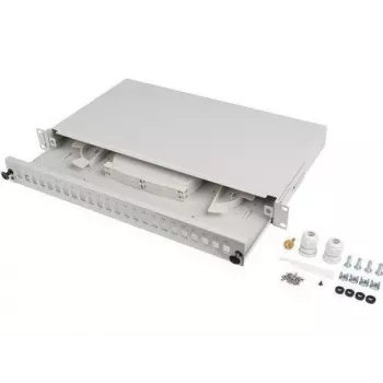 Optický patch panel LANBERG FOP1-24SS-LDS 1U 24xSC 24xLC