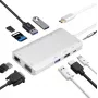Dokovacia stanica helos 304265 USB 3.1 Type-C s HDMI, VGA, USB a LAN