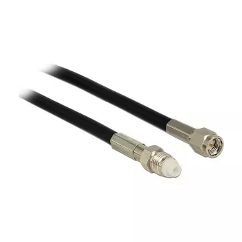 Koaxiálny kábel DeLOCK 12450 RG-58 7,5 m SMA FME čierny