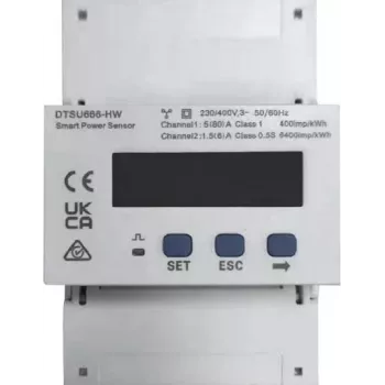 3-fázový smart power senzor HUAWEI DTSU666-HW s Wi‑Fi konektivitou na meranie výkonu a energie