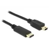 USB kábel DeLOCK 2m USB2.0-C Mini-USB B 83336