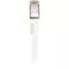 Patch kábel RJ45 konektor samec > RJ45 konektor samec CAT.6 S/FTP (biela, 1,5 metra)