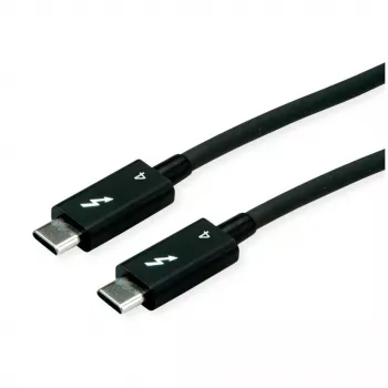 USB kábel ROLINE 11.02.9043 0,5 m USB 3.2 Gen 1 USB-C čierna