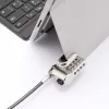 Káblový zámok DICOTA D31742 strieborný 2 m číselný zámok