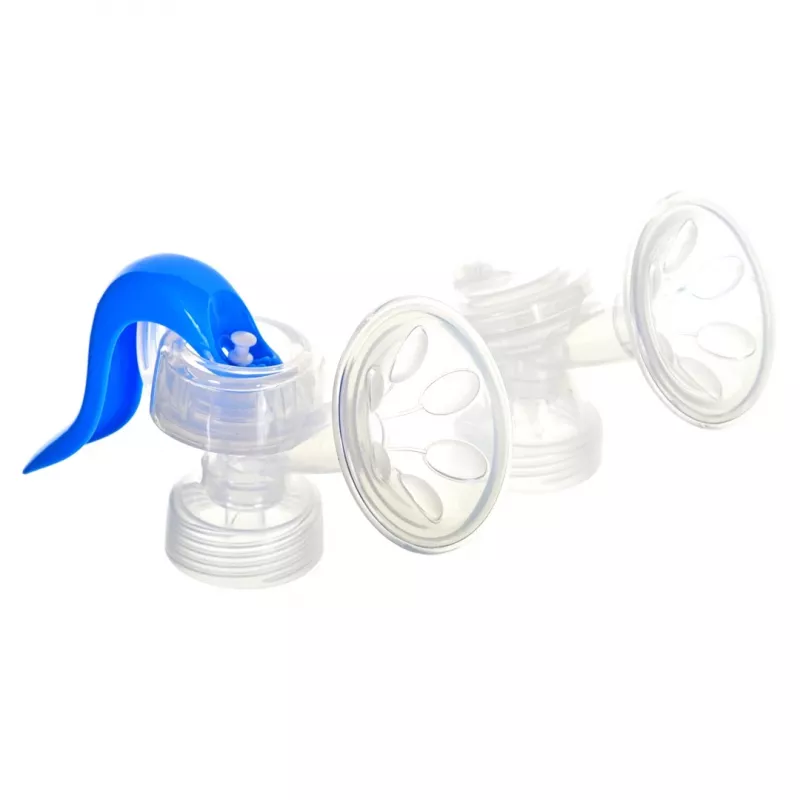 Odsávačka mlieka ESPERANZA ECM003B elektronická 150 ml, integrovaný displej, modrá/biela, 100–240 V AC