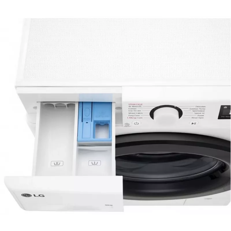 Práčka LG F2WR509SBW 9 kg, energetická trieda A