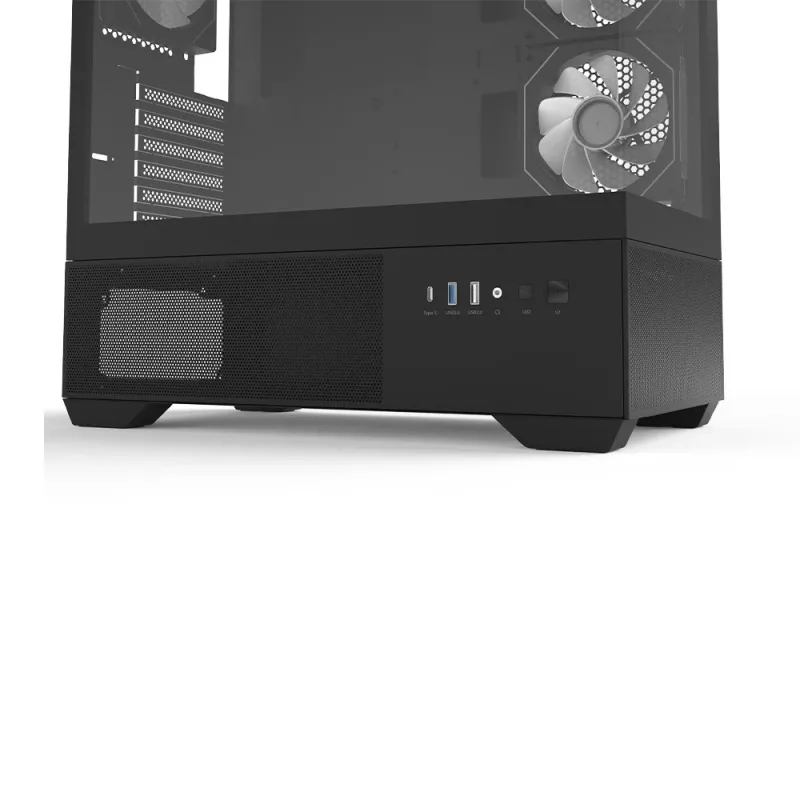 PC skriňa CHRONIX V2 Mid Tower ARGB ventilátory x3 čierna