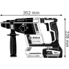 BOSCH. SDS+ kladivo GBH 18V-26 Solo 2,6J