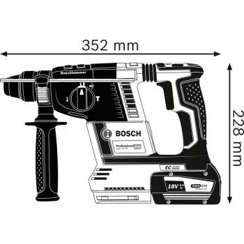 BOSCH. SDS+ kladivo GBH 18V-26 Solo 2,6J
