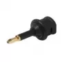 Toslink/3.5mm sklenený optický adaptér ShiverPeaks BS69050 čierny