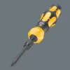 Wera 05018110001 Kraftform Kompakt 900 Set 1 sada skrutkovačov s úderovým skrutkovačom a bitmi, 19 ks, 1/4", čierna/žltá