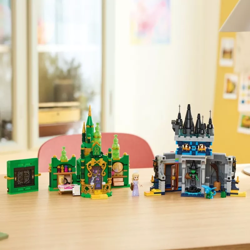 LEGO stavebnica Wicked 75689 — Smaragdové mesto a zámok Kiamo Ko hracia sada