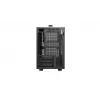 DeepCool CH160 PLUS R-CH160-BKNGM0-G kompaktná počítačová skriňa (SFF), Mini-ITX/Micro-ATX, tvrdené sklo, čierna