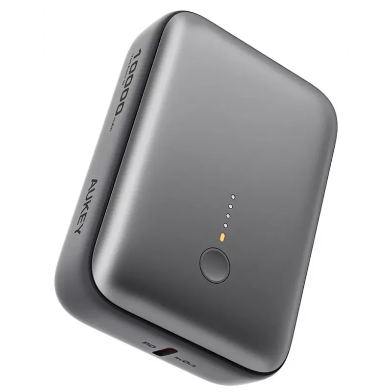AUKEY 157000 powerbanka 10000 mAh sivá