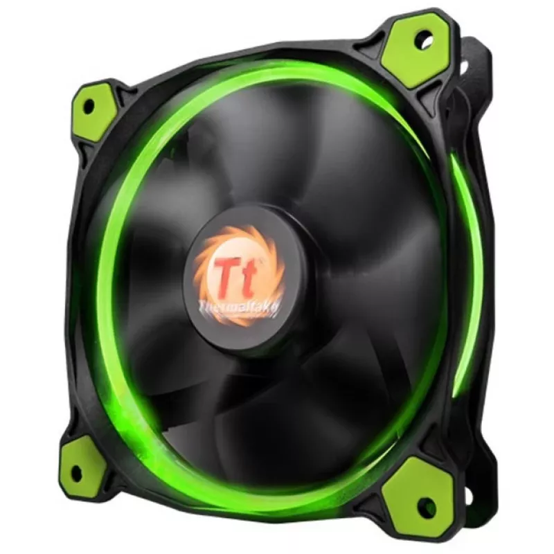 Ventilátor Thermaltake Riing 14 CL-F039-PL14GR-A 14 cm čierny zelený