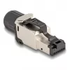 DeLOCK 86017 káblový spoj RJ45/LSA čierna strieborná konektor