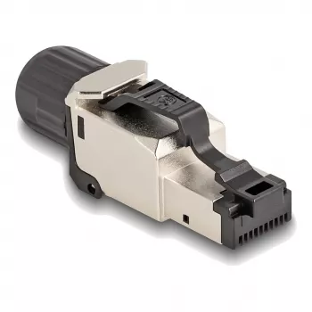 DeLOCK 86017 káblový spoj RJ45/LSA čierna strieborná konektor