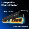 16 GB Crucial Pro modul - DIMM 288-PIN Low Profile - 6000 MHz / PC5-48000 - CL48 - 1.1 V - unbuffered - on-die ECC - matný čierny