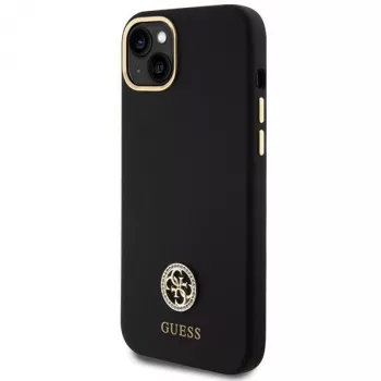 GUESS | GUHCP15M4DGPK | zadný kryt | Apple | iPhone 15 Plus/14 Plus | TPU, silikón, mikrovlákno | čierna