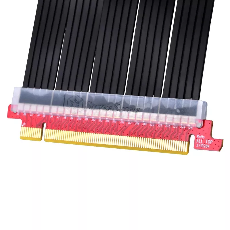 SilverStone SST-RC04B-400 riser kábel PCIe x16, PCIe 3.0, 40 cm, čierny