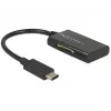 Delock USB 3.1 Gen 1 čítačka kariet USB Type-C konektor samec 4 sloty - čítačka kariet - All-in-One (MMC, SD, miniSD, RS-MMC, TransFlash, MMCmobile, microSD, MMCmicro, SDHC, miniSDHC, microSDHC, SDXC, microSDXC, SDHC UHS-I, microSDHC UHS-I)