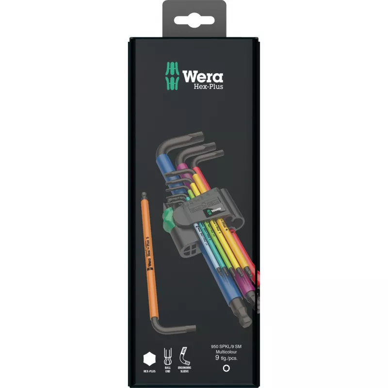 Sada imbusových kľúčov v tvare L Wera 950 Spkl9