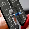Knipex 97 21 215 B krimpovací nástroj čierna, modrá, červená