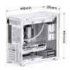 PC skriňa Jonsbo D41 MESH Midi Tower biela