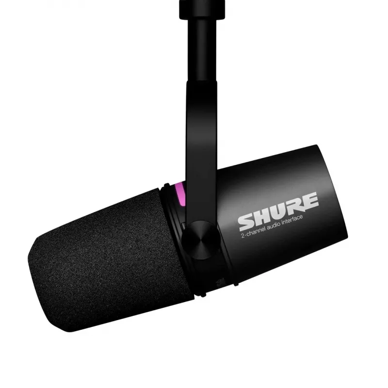Shure MV7I - smart mikrofón a rozhranie