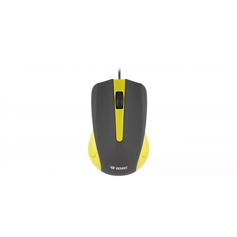 USB káblová myš, 3 tlačidlá, pogumovaný povrch