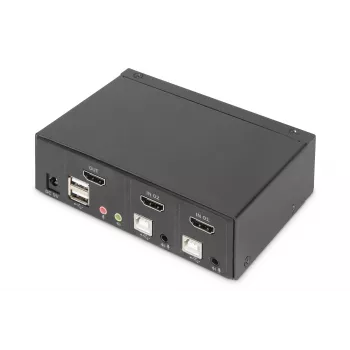 KVM prepínač Digitus 2 porty Single Display 4K HDMI