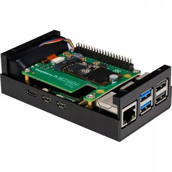 Raspberry Pi RB-ALUCASEP5-M2 čierna
