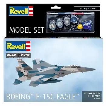 Plastový model stavebnica REVELL Boeing F-15C Eagle 1:72 — montážna sada