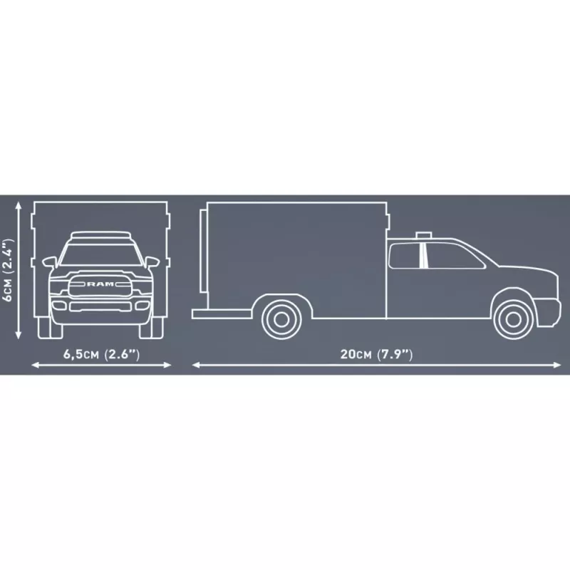 Stavebnica Cobi RAM 3500 Ambulance model 24609 stavebnica