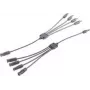 shiverpeaks ®-PV4 T sada adaptérových káblov, 4/1, 6mm², čierna/čierna, 30cm (BS02-21054)