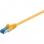 Goobay 93658 ethernetový patch kábel žltý