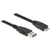 USB kábel DeLOCK 85074 USB 3.2 Gen 1 2 m USB A Micro-USB B čierny